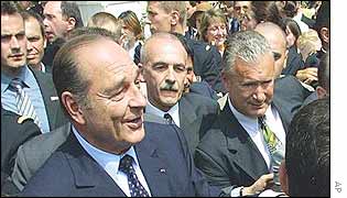 French President Jacques Chirac