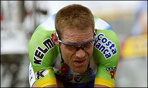 Colombia's Santiago Botero wins stage nine