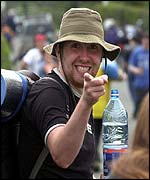 Festivalgoer at Witnness