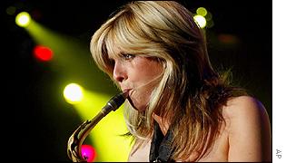 Dutch saxophonist Candy Dulfer 