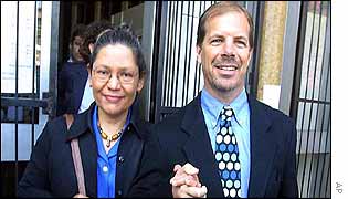 Andrew Meldrum, with his wife, Dolores