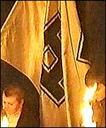 Far-right initiation ceremony