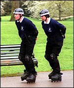 Royal Parks police in Kensington Gardens