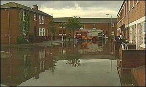 Flooding in lower Ormeau on Friday