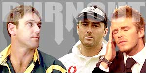 Brad Fittler, Graham Thorpe and David Beckham have all faced pressure within their sports