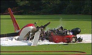 Portland Coastguard helicopter wreckage