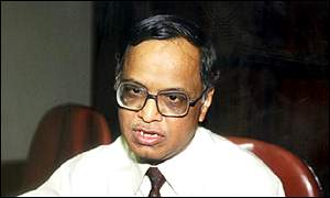 Founder and Chairman of Infosys, Narayan Murthy