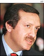 Recep Tayyip Erdogan, leader of AK Party