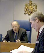 A magistrates court in session