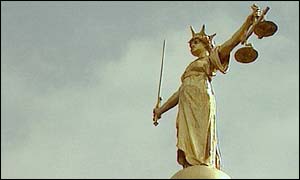 Old Bailey scales of justice