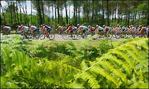 The 10th stage from Bazas to Pau takes the tour into the Pyrenees for the first time