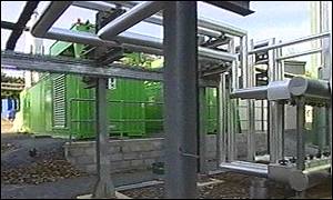 The dung-fired power station at Holsworthy, Devon