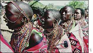 Masai tribeswomen