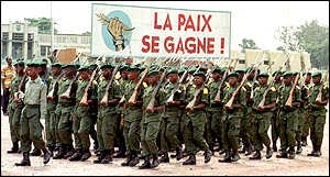 Congolese troops