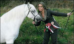 Welsh champion Maesgwyn Hi-Ball and Ann Thomas-Jones