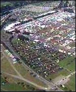 Ariel view of the Royal Welsh
