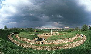 The Roman theatre at Verulamium