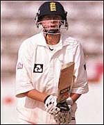 Tim Bresnan batting for England's under-19 side