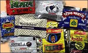 Various brands of chewing tobaccos