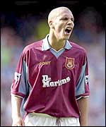 Rio Ferdinand in action for West Ham