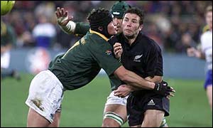 New Zealand's Aaron Mauger