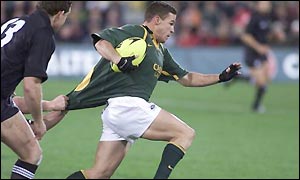 South Africa's other five points come from a try by Greeff