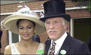 Wilnelia and Bruce Forsyth at Royal Ascot