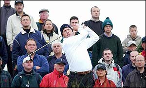 Denmark's Soren Hansen came closer than most to mastering the weather conditions