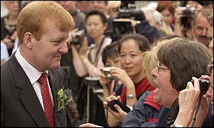 Charles Kennedy meets the crowds