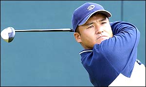 Shigeki Maruyama enjoys a fine front nine