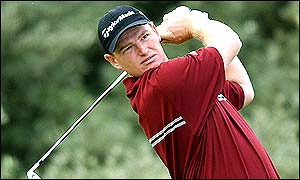 Ernie Els could be on his way to winning the Open 