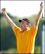 France's Thomas Levet, who pushed Ernie Els all the way at The Open