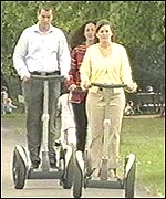 The Segway gets a test ride in the park