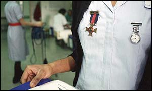 A nurse at Guy's Hospital