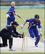 Namesake Claire Taylor is run out