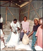 Maize warehouse in Malawi