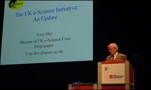 Tony Hey director of the Uk's core e-science program