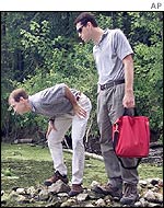 Scientists at a Maryland lake containing snakeheads