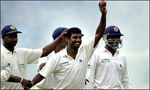 Muralitharan is seeking his 11th 10-wicket haul in Tests