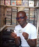 Senegalese music shop