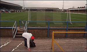 Saltergate - the home of Chesterfield, where Loughborough students will play next season