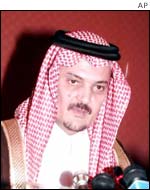 Saudi foreign minister Prince Saud al-Faisal