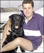 Peter Loizou with Todd Pic: Solent News