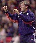 Tottenham boss Glenn Hoddle
