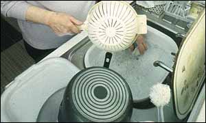 A typical washing-up scene, BBC