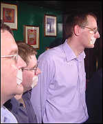 MPs Tom Watson, Kevin Brennan and David Wright