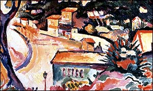 L'Estaque, 1906, by Georges Braque, the Merzbacher Foundation