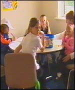 Children at Ystradgylais HLC