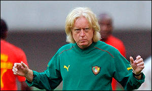 Cameroon coach Winfried Schafer