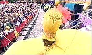 The Games party in Albert Square in Manchester